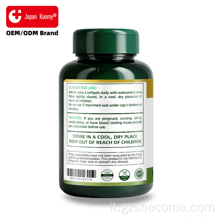 Shecome Calcium Softgels Vitamina D3 Supporto per la salute delle ossa